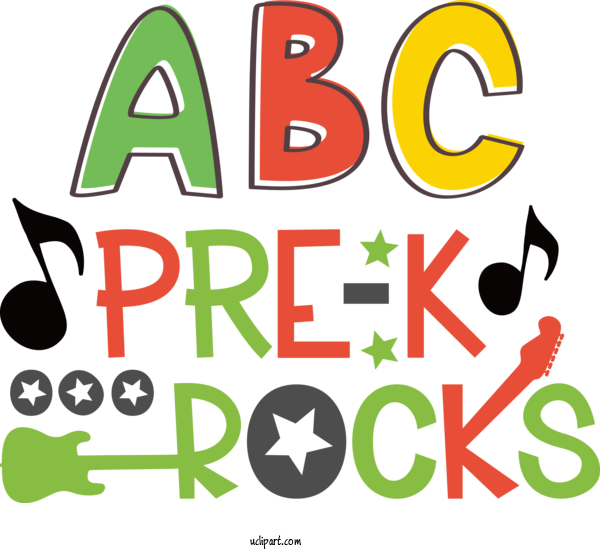 Free Back To School Design Logo Green For Hello Pre School Clipart Transparent Background