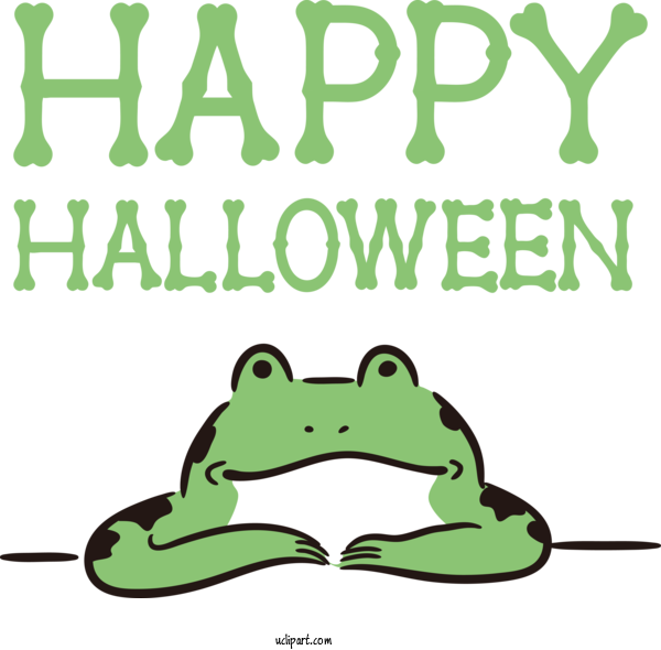 Free Holidays True Frog Frogs Logo For Halloween Clipart Transparent Background