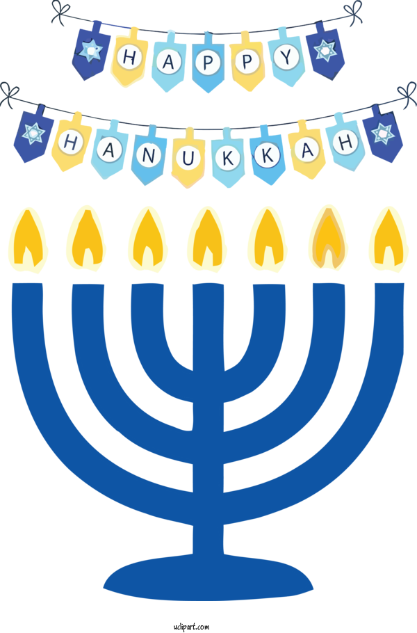 Free Holidays Hanukkah Menorah Hanukkah Temple Menorah For Hanukkah Clipart Transparent Background