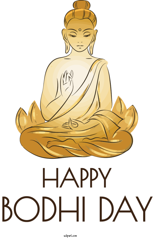 Free Holidays Buddharupa Bodhi Day Meditation For Vesak Clipart Transparent Background