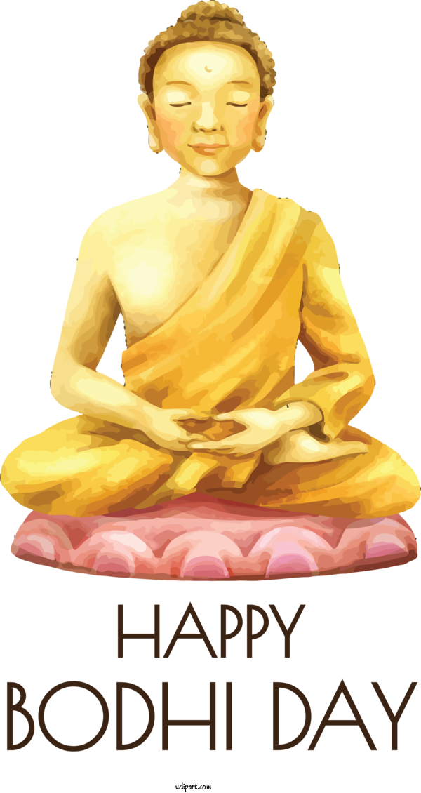 Free Holidays Gautama Buddha Dhammapada Wat Traimit Withayaram Worawihan For Vesak Clipart Transparent Background