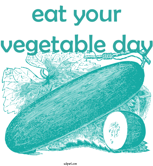 Free Food Line Font Design For Vegetable Clipart Transparent Background