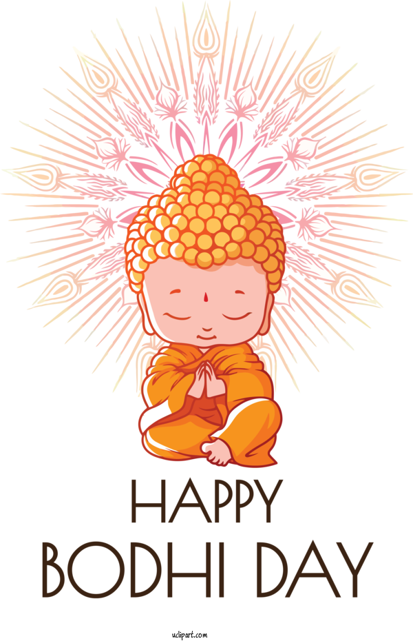 Free Holidays Buddha's Birthday Vesak Cartoon For Vesak Clipart Transparent Background