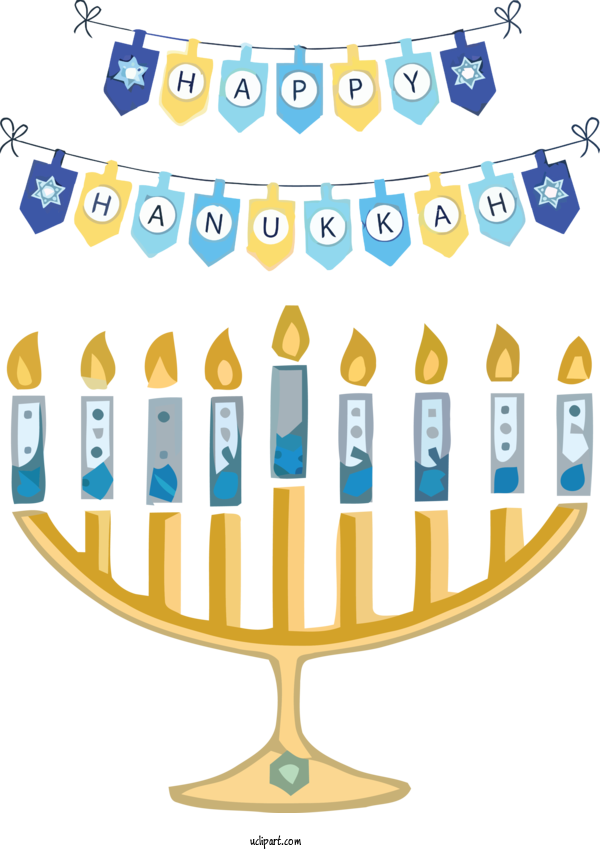 Free Holidays Hanukkah Hanukkah Menorah Hanukkah Card For Hanukkah Clipart Transparent Background