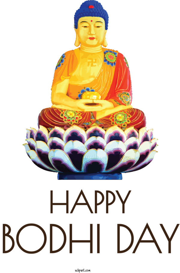 Free Holidays Gautama Buddha Wat Traimit Withayaram Worawihan Buddha's Birthday For Vesak Clipart Transparent Background
