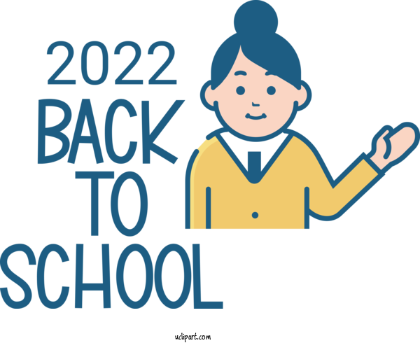 Free School Logo Cartoon Organization For Back To School Clipart Transparent Background