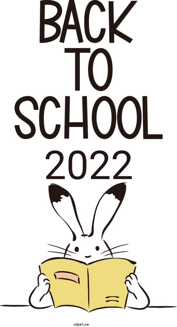 Free School Black And White Cartoon Line For Back To School Clipart Transparent Background