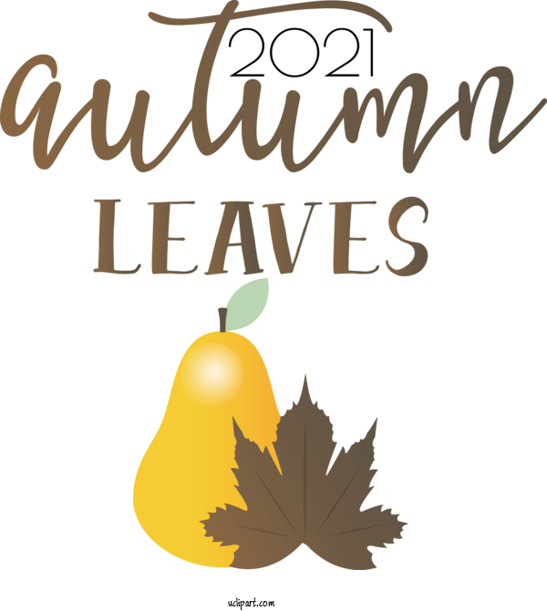Free Nature Leaf Tree Fruit For Autumn Clipart Transparent Background