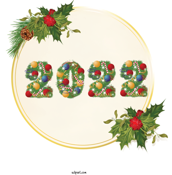 Free Holidays New Year Christmas Day Bauble For New Year 2022 Clipart Transparent Background