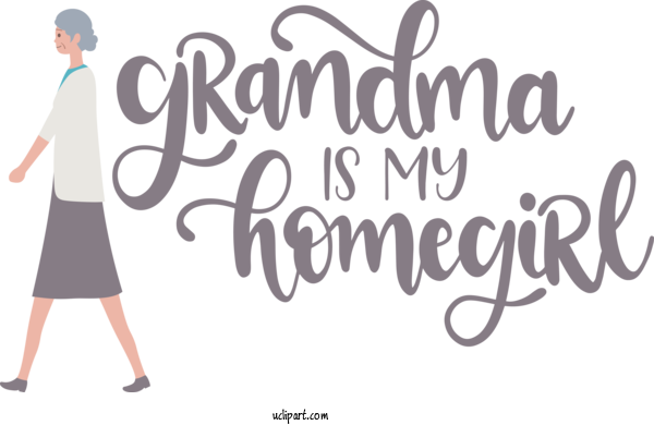 Free Holidays Logo Font Shoe For Grandparents Day Clipart Transparent Background