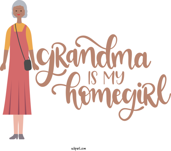 Free Holidays Logo Fashion Design Design For Grandparents Day Clipart Transparent Background