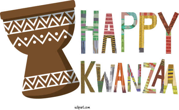 Free Holidays Logo Design For Kwanzaa Clipart Transparent Background