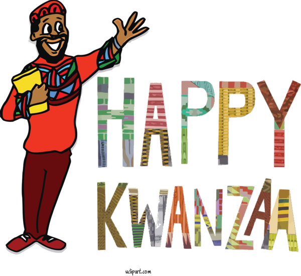 Free Holidays Logo Design Poster For Kwanzaa Clipart Transparent Background