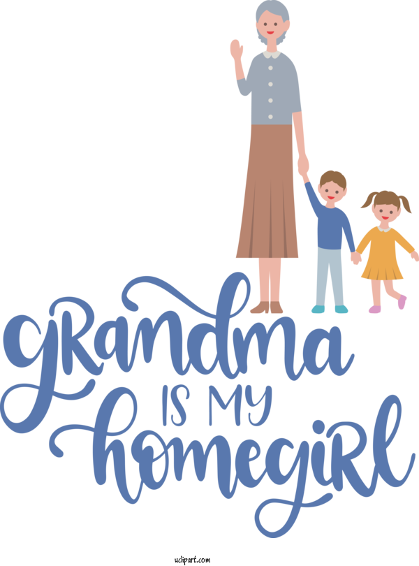 Free Holidays Public Relations Logo Cartoon For Grandparents Day Clipart Transparent Background