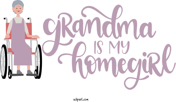 Free Holidays Logo Drawing Cartoon For Grandparents Day Clipart Transparent Background