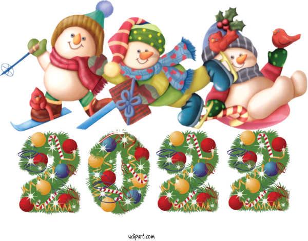 Free Holidays Grinch Mrs. Claus Christmas Day For New Year 2022 Clipart Transparent Background