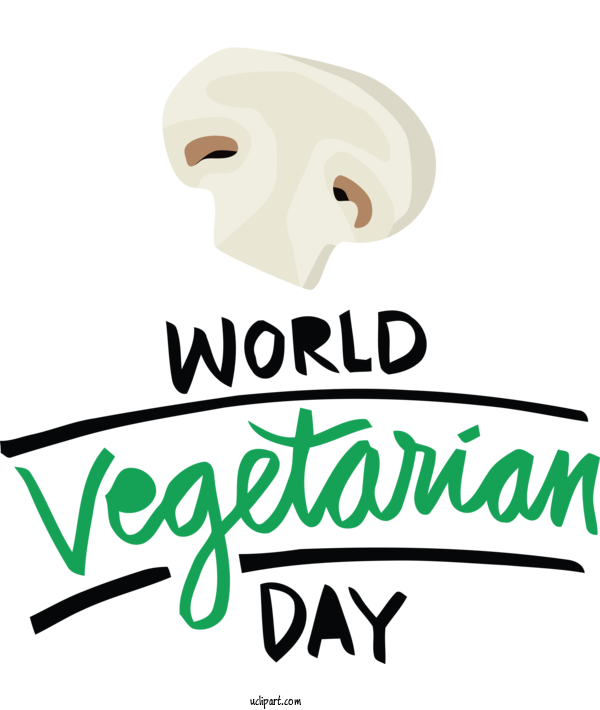 Free Holidays Logo Headgear Behavior For World Vegetarian Day Clipart Transparent Background
