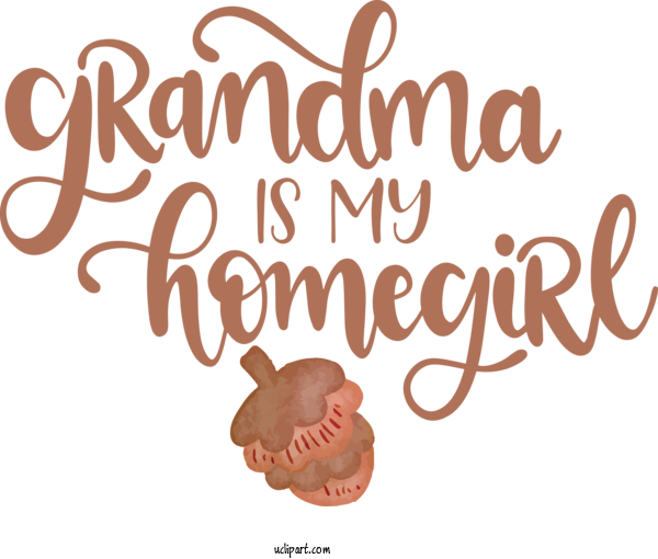 Free Holidays Logo For Grandparents Day Clipart Transparent Background