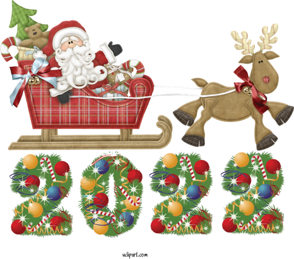 Free Holidays Mrs. Claus Christmas Day New Year For New Year 2022 Clipart Transparent Background