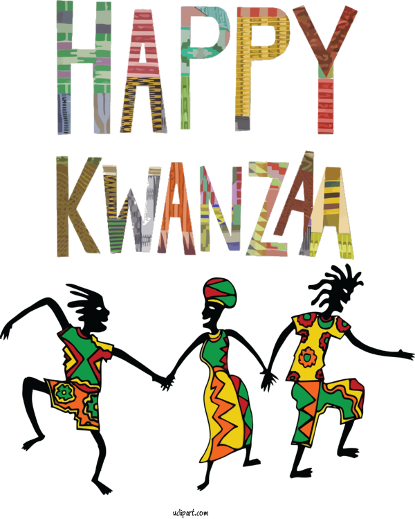 Free Holidays Africa  African Americans For Kwanzaa Clipart Transparent Background