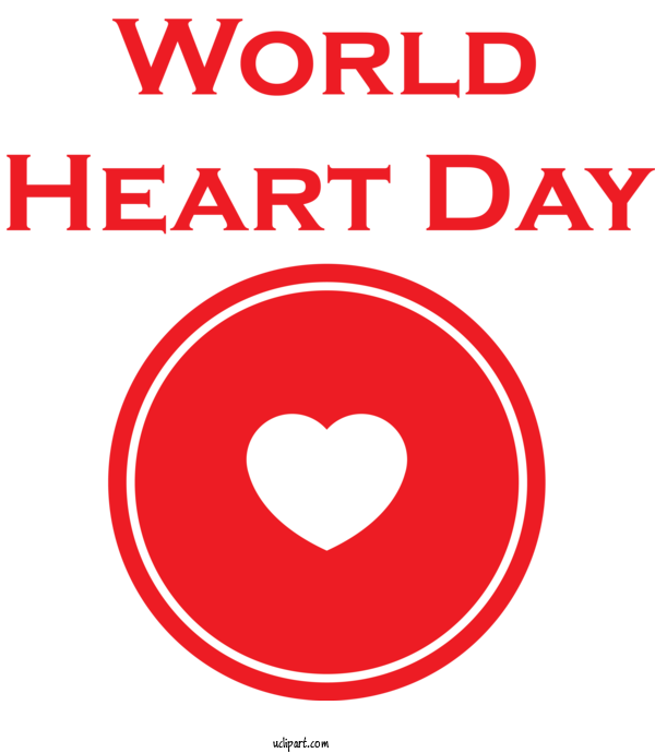Free Holidays World Logo M 095 For World Heart Day Clipart Transparent Background