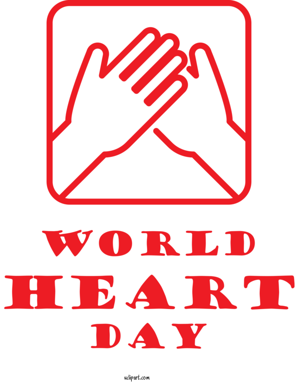 Free Holidays Logo Line Meter For World Heart Day Clipart Transparent Background