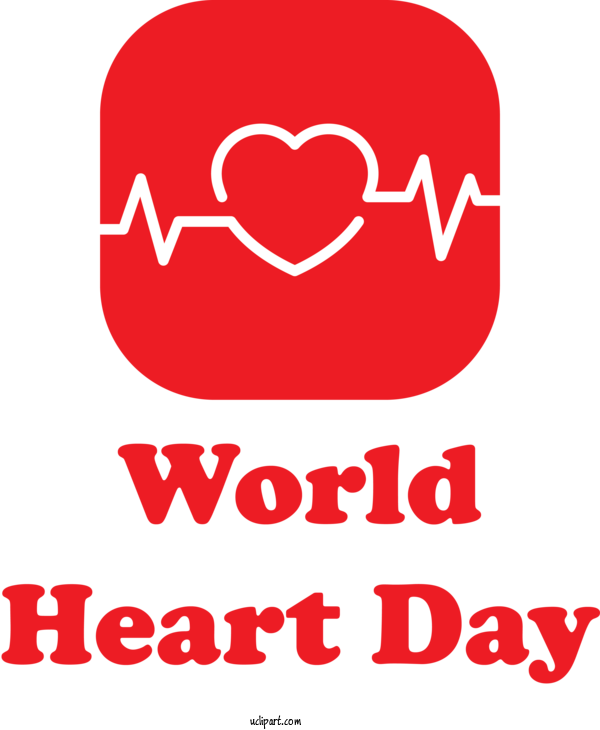 Free Holidays Logo M 095 Valentine's Day For World Heart Day Clipart Transparent Background