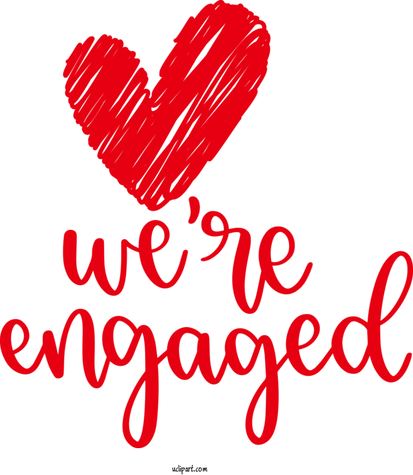 Free Occasions M 095 Line Heart For Get Engaged Clipart Transparent Background