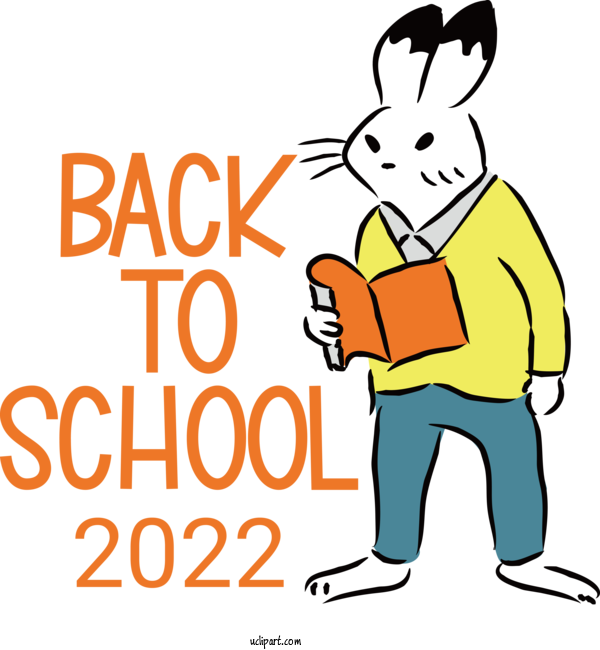 Free School Logo Cartoon Toddler M For Back To School Clipart Transparent Background