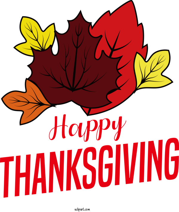 Free Holidays Leaf Floral Design Petal For Thanksgiving Clipart Transparent Background