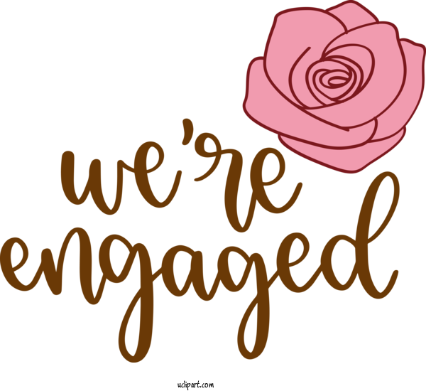 Free Occasions Cut Flowers Garden Roses Rose Family For Get Engaged Clipart Transparent Background