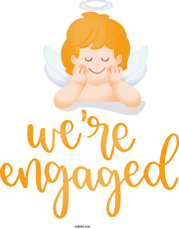 Free Occasions Logo Cartoon Character For Get Engaged Clipart Transparent Background