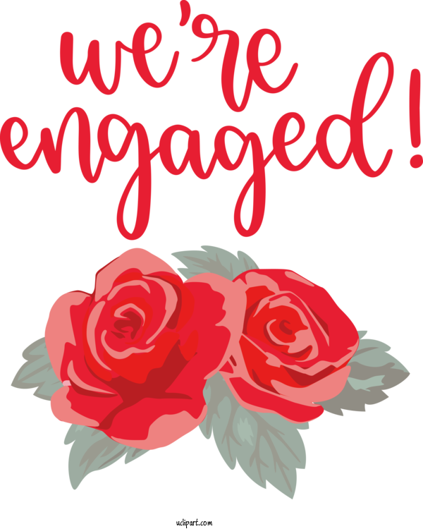 Free Occasions Engagement Wedding Design For Get Engaged Clipart Transparent Background