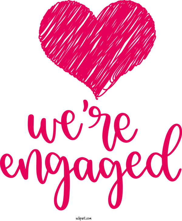 Free Occasions M 095 Line Heart For Get Engaged Clipart Transparent Background