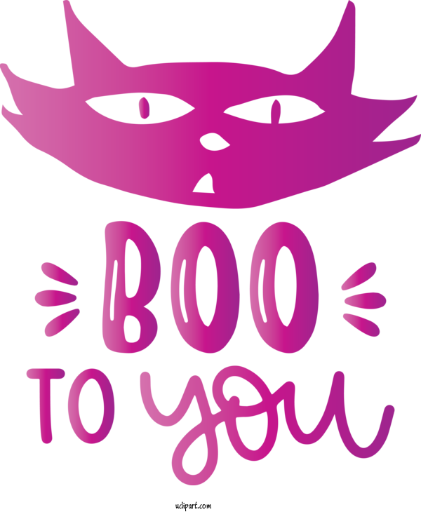 Free Holidays Cat Kitten Design For Halloween Clipart Transparent Background