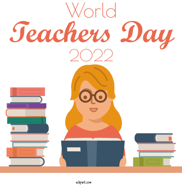 Free Holidays Cartoon Learning World Teacher's Day For Teachers Day Clipart Transparent Background