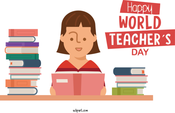 Free Holidays Teacher Cartoon World Teacher's Day For Teachers Day Clipart Transparent Background