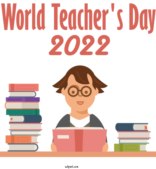 Free Holidays World Teacher's Day Teachers' Day Cartoon For Teachers Day Clipart Transparent Background