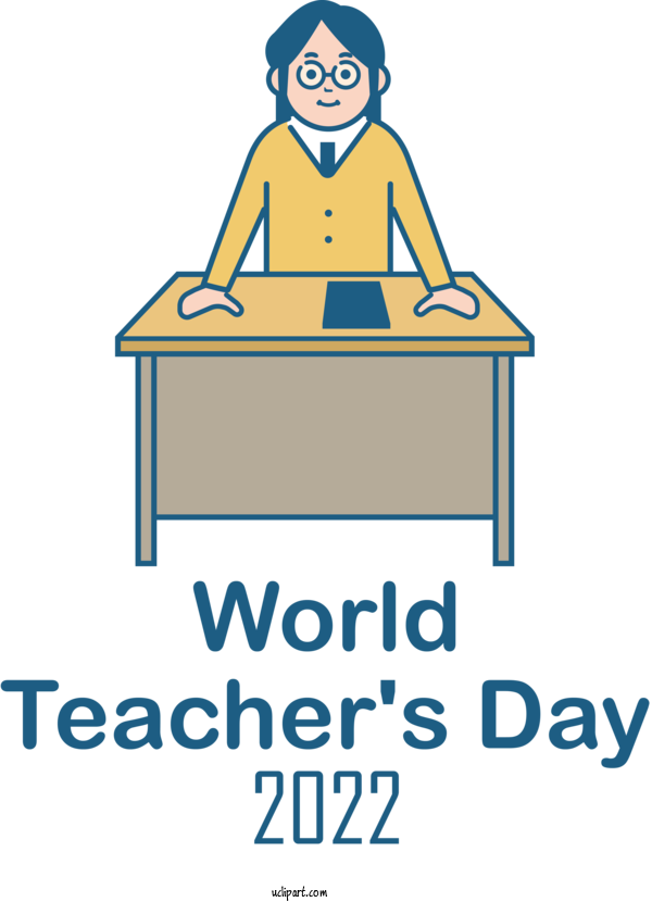 Free Holidays Cartoon Logo Line For Teachers Day Clipart Transparent Background