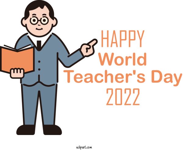 Free Holidays Drawing Cartoon Design For Teachers Day Clipart Transparent Background