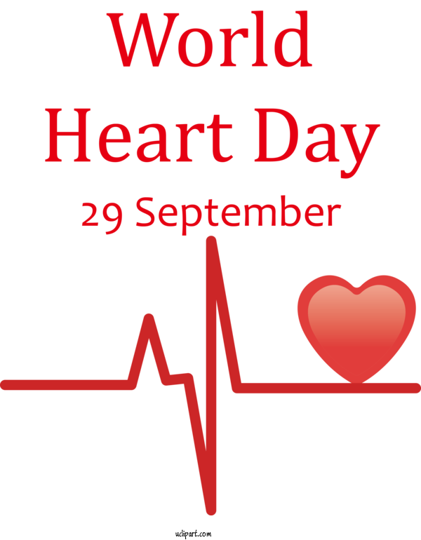 Free Holidays 095 N Life Line For World Heart Day Clipart Transparent Background