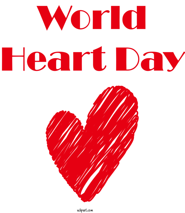 Free Holidays Heart 095 N Line For World Heart Day Clipart Transparent Background