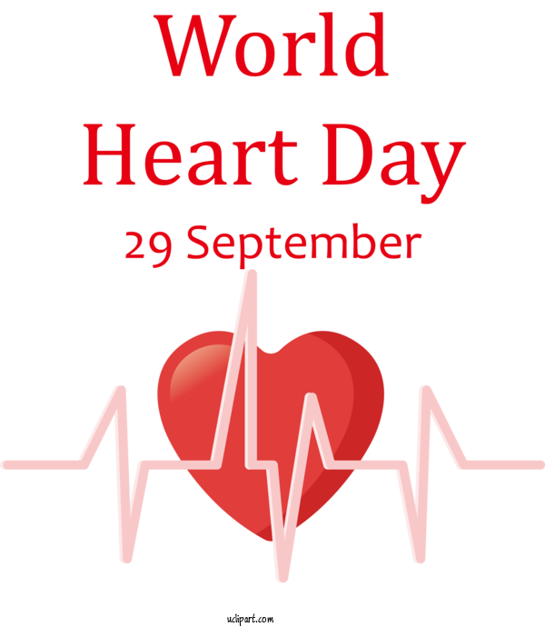 Free Holidays Human Body Logo 095 N For World Heart Day Clipart Transparent Background