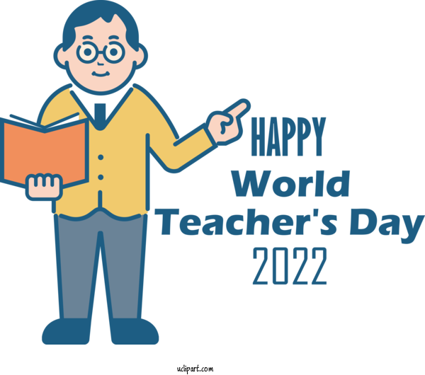 Free Holidays Logo Organization Cartoon For Teachers Day Clipart Transparent Background