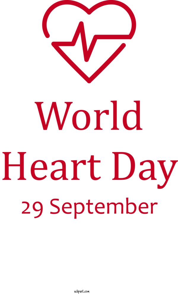 Free Holidays Logo 095 N Line For World Heart Day Clipart Transparent Background