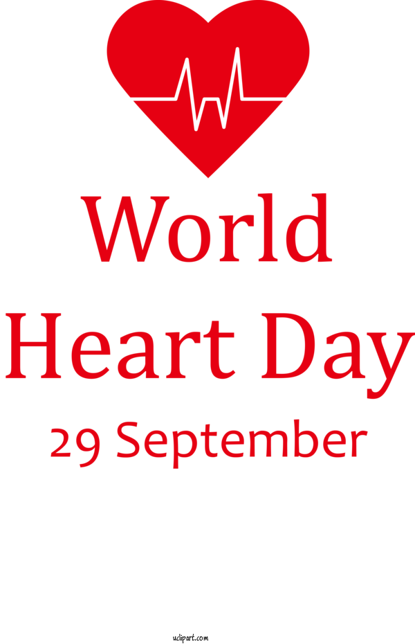 Free Holidays Logo 095 N Line For World Heart Day Clipart Transparent Background