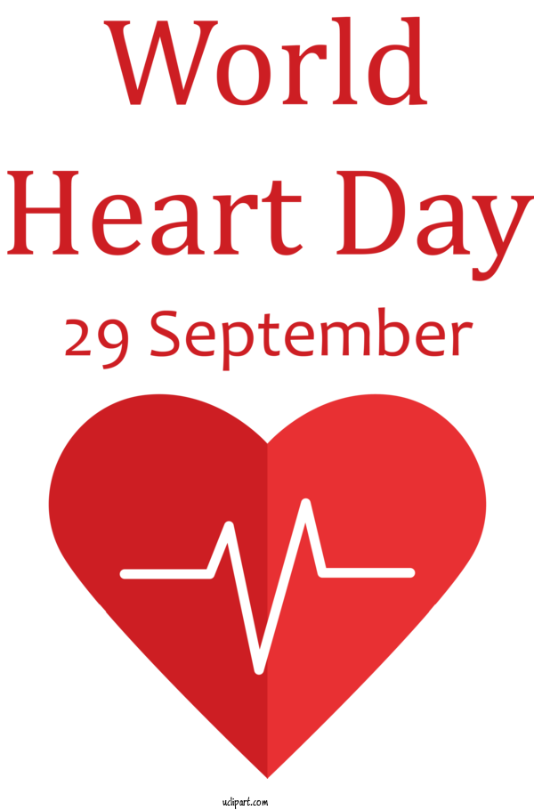 Free Holidays 095 N Line Heart For World Heart Day Clipart Transparent Background