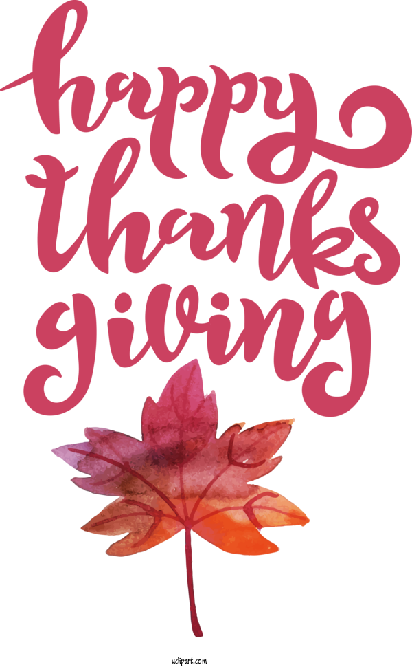 Free Holidays Leaf Cut Flowers Floral Design For Thanksgiving Clipart Transparent Background