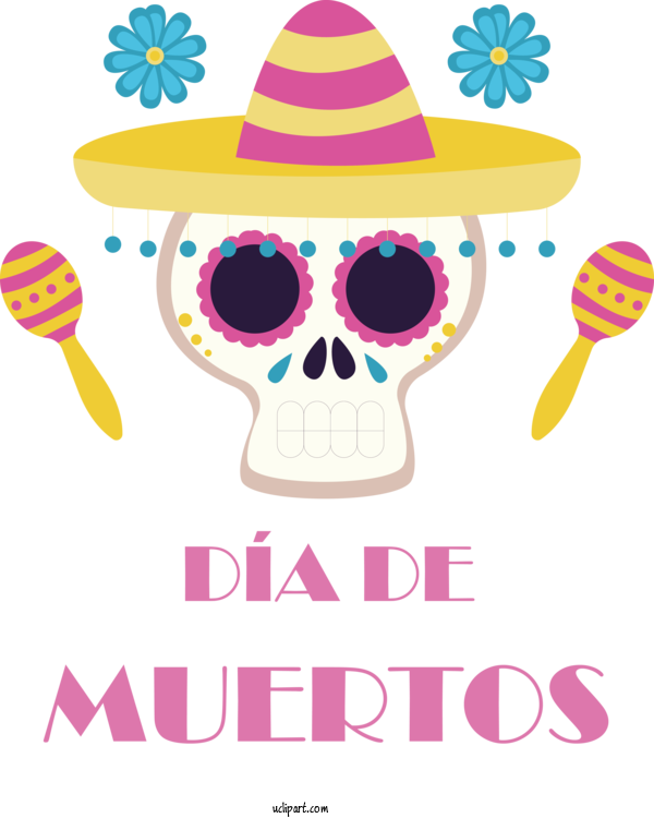 Free Holidays Logo Clip Art Chemistry Drawing For Day Of The Dead Clipart Transparent Background