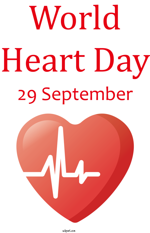 Free Holidays Human Body 095 N Line For World Heart Day Clipart Transparent Background